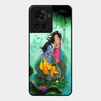 Divine Harmony Radha Krishna Glass Phone Case For Oneplus 10R 5G