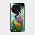 Divine Harmony Radha Krishna Glass Phone Case For Oneplus 13 5G