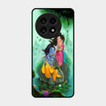 Divine Harmony Radha Krishna Glass Phone Case For Oneplus 13R 5G