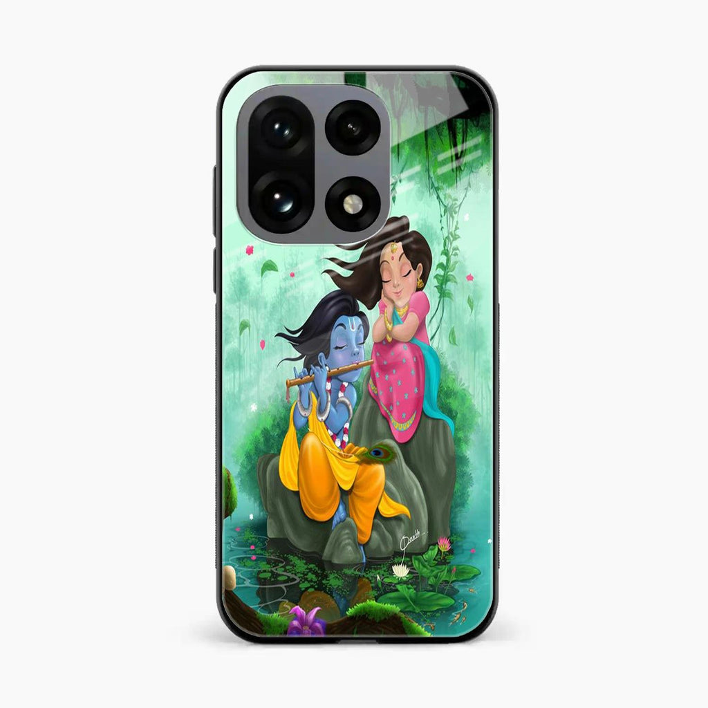 Divine Harmony Radha Krishna Glass Phone Case For OnePlus 15 5G