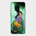 Divine Harmony Radha Krishna Glass Phone Case For Oneplus 8 Pro