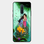 Divine Harmony Radha Krishna Glass Phone Case For Oneplus 8