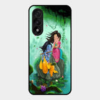 Divine Harmony Radha Krishna Glass Phone Case For Oneplus Nord 5 5G