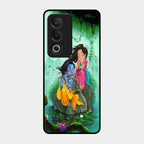 Divine Harmony Radha Krishna Glass Phone Case For Oppo A3 Pro 5G
