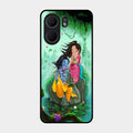 Divine Harmony Radha Krishna Glass Phone Case For Oppo A5X 5G