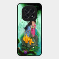 Divine Harmony Radha Krishna Glass Phone Case For Oppo F29 5G