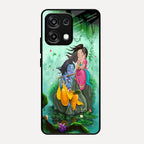 Divine Harmony Radha Krishna Glass Phone Case For Oppo F31 5G