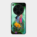 Divine Harmony Radha Krishna Glass Phone Case For Oppo Find X8 Pro 5G
