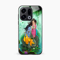Divine Harmony Radha Krishna Glass Phone Case For Oppo Find X9 5G