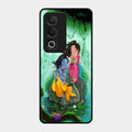 Divine Harmony Radha Krishna Glass Phone Case For Oppo K12X 5G