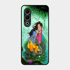Divine Harmony Radha Krishna Glass Phone Case For Oppo K13X 5G