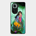 Divine Harmony Radha Krishna Glass Phone Case For Oppo Reno 11 5G