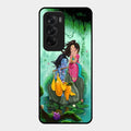 Divine Harmony Radha Krishna Glass Phone Case For Oppo Reno 12 5G