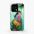 Divine Harmony Radha Krishna Glass Phone Case For Oppo Reno 15 5G
