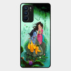 Divine Harmony Radha Krishna Glass Phone Case For Oppo Reno 6 5G