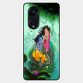 Divine Harmony Radha Krishna Glass Phone Case For Oppo Reno 8T 5G
