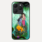 Divine Harmony Radha Krishna Glass Phone Case For Realme 15T 5G