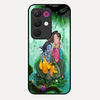 Divine Harmony Radha Krishna Glass Phone Case For Realme 15X 5G