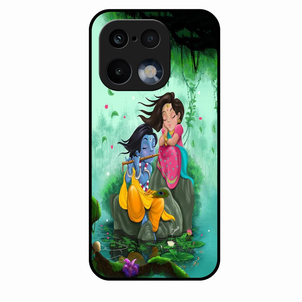 Divine Harmony Radha Krishna Glass Phone Case For Realme 16 Pro 5G