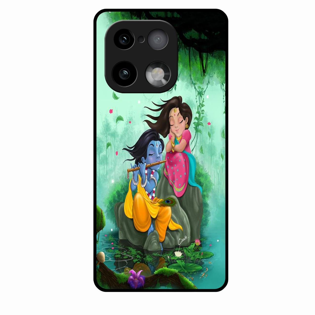 Divine Harmony Radha Krishna Glass Phone Case For Realme 16 Pro Plus 5G