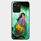 Divine Harmony Radha Krishna Glass Phone Case For Realme C35