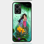 Divine Harmony Radha Krishna Glass Phone Case For Redmi 11 Prime 5G