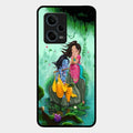 Divine Harmony Radha Krishna Glass Phone Case For Redmi Note 12 Pro 5G