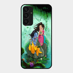 Divine Harmony Radha Krishna Glass Phone Case For Samsung Galaxy A25 5G