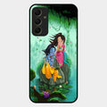 Divine Harmony Radha Krishna Glass Phone Case For Samsung Galaxy A34 5G