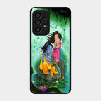 Divine Harmony Radha Krishna Glass Phone Case For Samsung Galaxy A53 5G