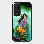 Divine Harmony Radha Krishna Glass Phone Case For Samsung Galaxy A54 5G