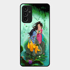 Divine Harmony Radha Krishna Glass Phone Case For Samsung Galaxy F13