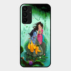 Divine Harmony Radha Krishna Glass Phone Case For Samsung Galaxy F15 5G