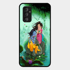 Divine Harmony Radha Krishna Glass Phone Case For Samsung Galaxy F23 5G