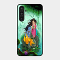 Divine Harmony Radha Krishna Glass Phone Case For Samsung Galaxy M35 5G