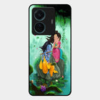 Divine Harmony Radha Krishna Glass Phone Case For Vivo T1 Pro 5G