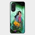 Divine Harmony Radha Krishna Glass Phone Case For Vivo T3 Lite 5G