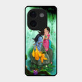 Divine Harmony Radha Krishna Glass Phone Case For Vivo T3 Pro 5G