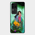 Divine Harmony Radha Krishna Glass Phone Case For Vivo V30 Pro 5G