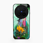 Divine Harmony Radha Krishna Glass Phone Case For Vivo X300 Pro 5G