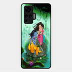 Divine Harmony Radha Krishna Glass Phone Case For Vivo X50 Pro 5G