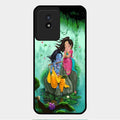 Divine Harmony Radha Krishna Glass Phone Case For Vivo Y02T