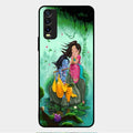 Divine Harmony Radha Krishna Glass Phone Case For Vivo Y12G