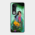 Divine Harmony Radha Krishna Glass Phone Case For Vivo Y400 Pro 5G