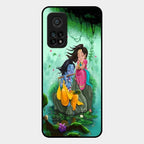 Divine Harmony Radha Krishna Glass Phone Case For Xiaomi Mi 10T Pro 5G