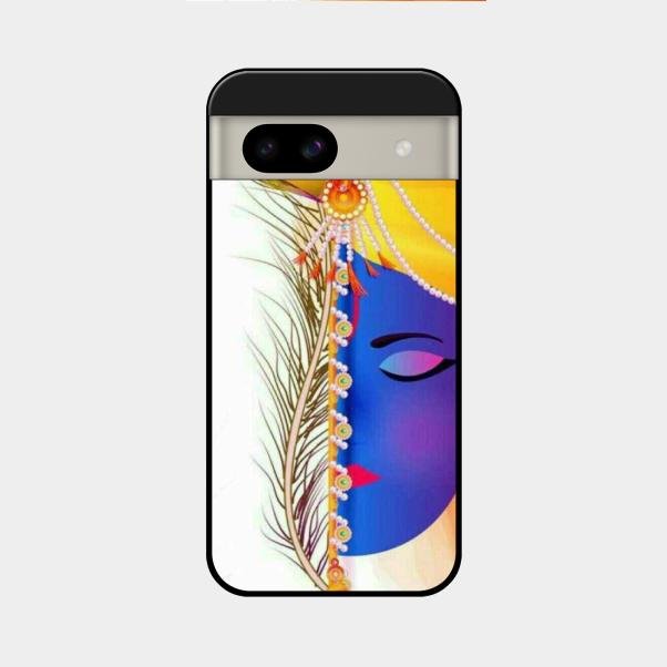 Divine Krishna Silhouette Phone Case For Google Pixel 8A 5G