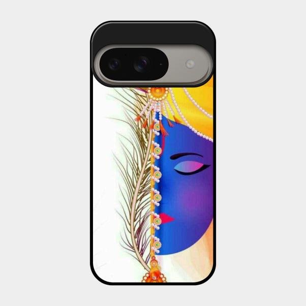 Divine Krishna Silhouette Phone Case For Google Pixel 9 5G