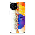 Divine Krishna Silhouette Phone Case For iPhone 12 mini