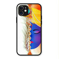 Divine Krishna Silhouette Phone Case For iPhone 12