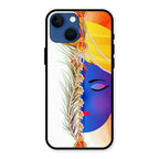 Divine Krishna Silhouette Phone Case For iPhone 13 mini